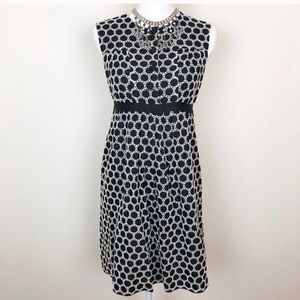 {Anthro} Anna sui  black and white dress